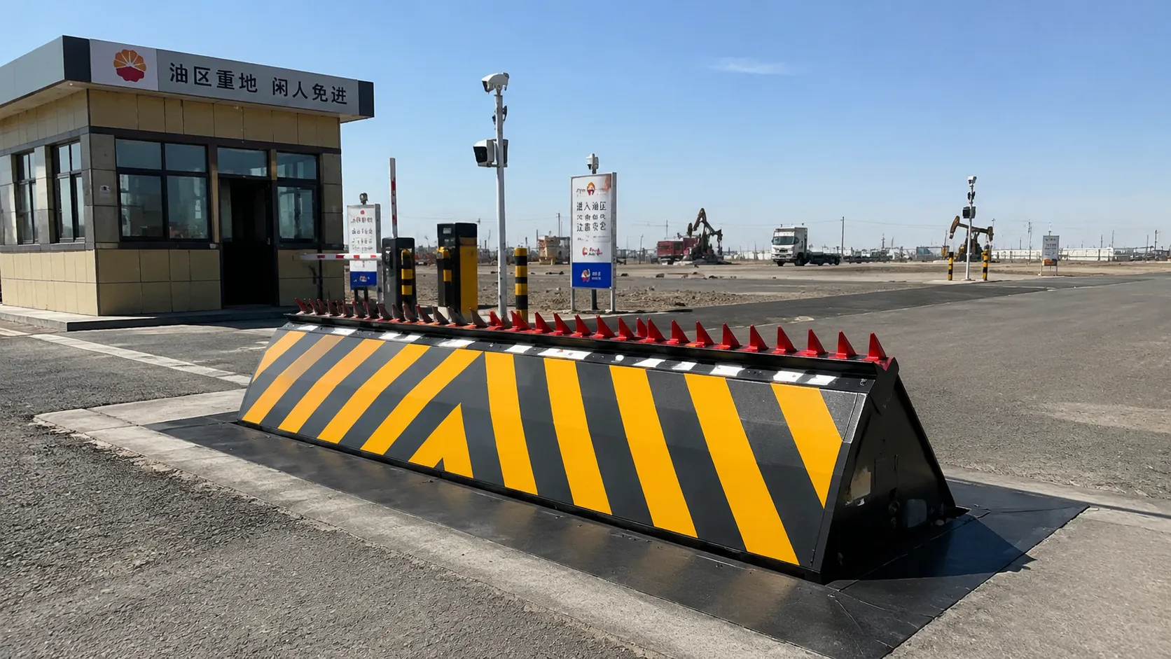全自动翻板路障核心参数：承载防撞响应(图1)