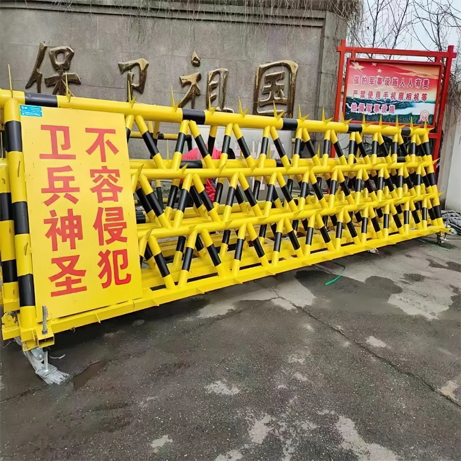 景区拒马护栏寿命与质保(图1)