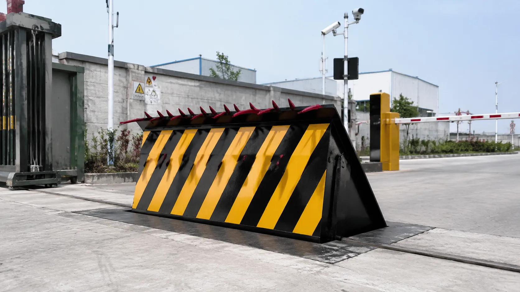 翻板路障机安装实景图,翻板路障机选型参考 翻板路障机安装施工流程(图1)